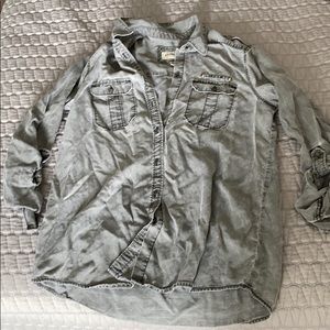 Express button down boyfriend shirt